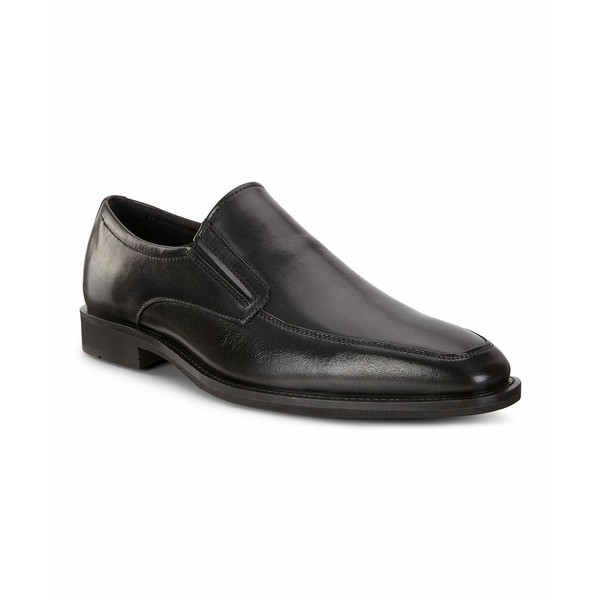 エコー メンズ スリッポン・ローファー シューズ Men's Calcan Apron Toe Slip-On Oxford Black