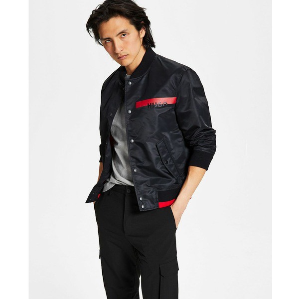 フューゴ メンズ ジャケット＆ブルゾン アウター Men's Boris Jacket, Created for Macy's Black