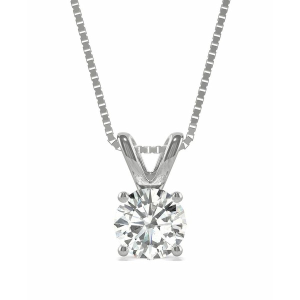 チャールズ アンド コルバード レディース ネックレス・チョーカー・ペンダントトップ アクセサリー Moissanite Solitaire Pendant (1-9/