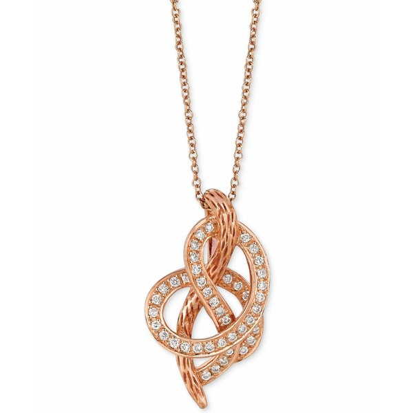 ルヴァン レディース ネックレス・チョーカー・ペンダントトップ アクセサリー Strawberry 'n' Vanilla® Swirl Diamond Pendant Neck