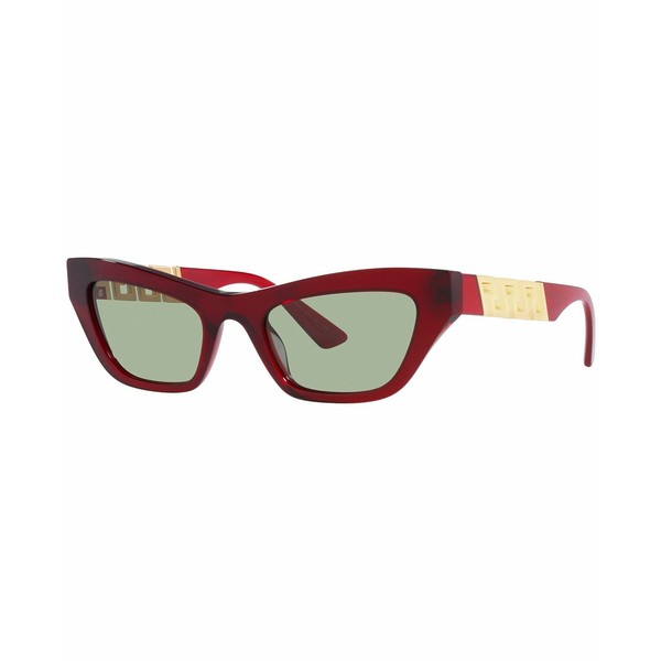 ヴェルサーチ レディース サングラス＆アイウェア アクセサリー Women's Sunglasses, VE4419 52 Transparent Red