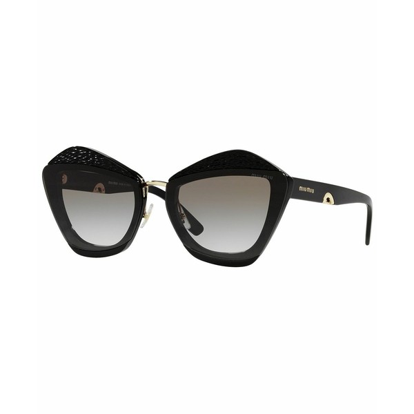 ミュウミュウ レディース サングラス＆アイウェア アクセサリー Women's Sunglasses, MU 01XS 67 BLACK/GREY GRADIENT