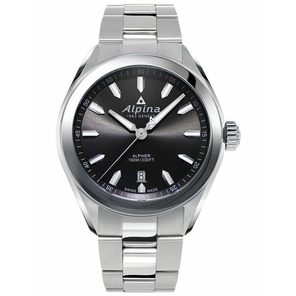 アルピン メンズ 腕時計 アクセサリー Men's Swiss Alpiner Stainless Steel Bracelet Watch 42mm Stainless Steel