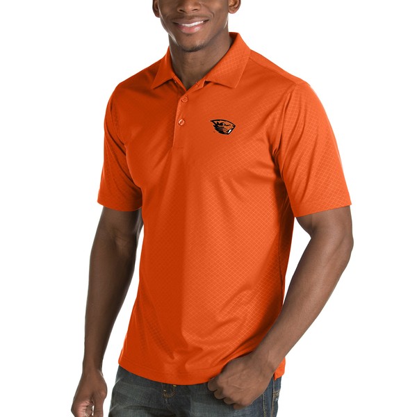 Oregon アンティグア Dry State ポロシャツ Antigua Diamond メンズ ネットショッピング Diamond Pattern Beavers Polo Inspire トップス Desert Dry Orange