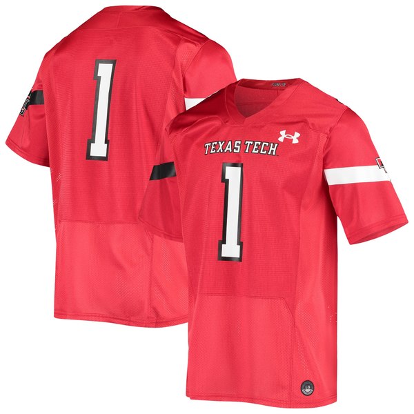 非常に高い品質 Under Raiders Red Tech Texas 1 トップス ユニフォーム メンズ アンダーアーマー Armour Red Jersey Football Replica Logo ベスト ジレ Sutevalle Org