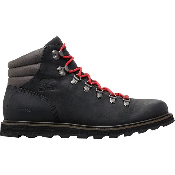 低価格で大人気の ソレル メンズ ブーツ&レインブーツ シューズ Madson Hiker Waterproof Boot - Men's Black, 真珠専門店パールミュージック c397bfc1