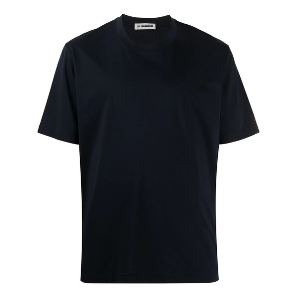 ジル・サンダー メンズ Tシャツ トップス クルーネック Tシャツ 402 - BLUE NAVY