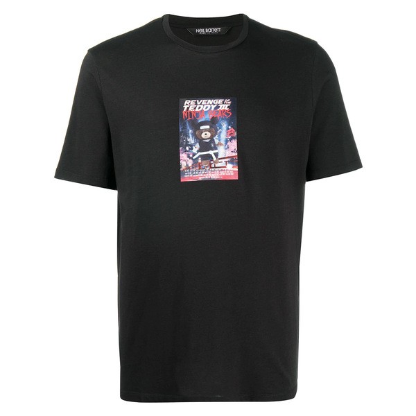 ニールバレット メンズ Tシャツ トップス グラフィック Tシャツ 1874 - BLACK/MULTICOLOR