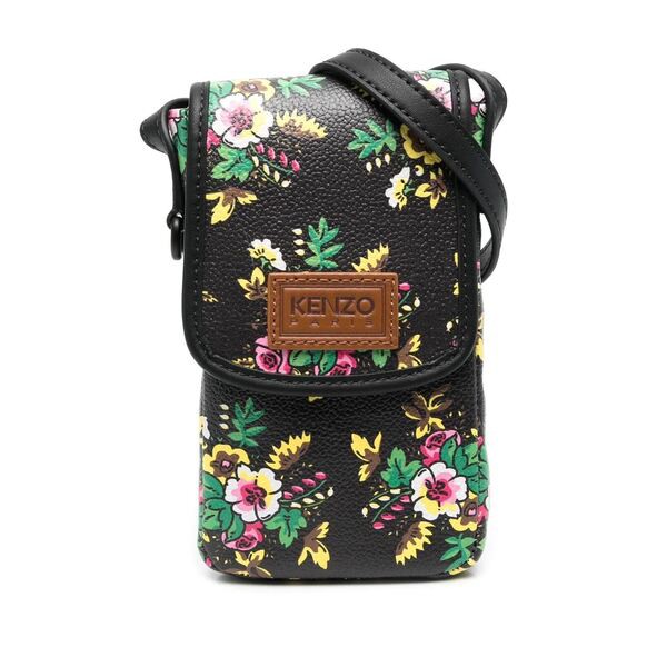 ケンゾー メンズ ショルダーバッグ バッグ Pop Bouquet フローラル ショルダーバッグ 99 BLACK/ MULTICOLOR