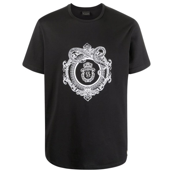 ビリオネア メンズ Tシャツ トップス プリント Tシャツ 02 BLACK