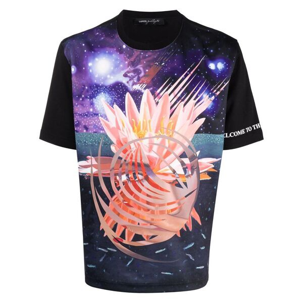 ランバン メンズ Tシャツ トップス Rosenquist Tシャツ 10 BLACK