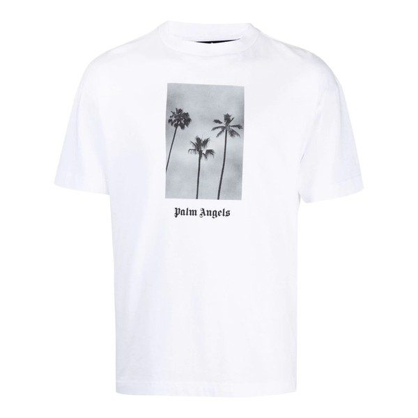 パーム・エンジェルス メンズ Tシャツ トップス Boulevard Tシャツ WHITE BLACK