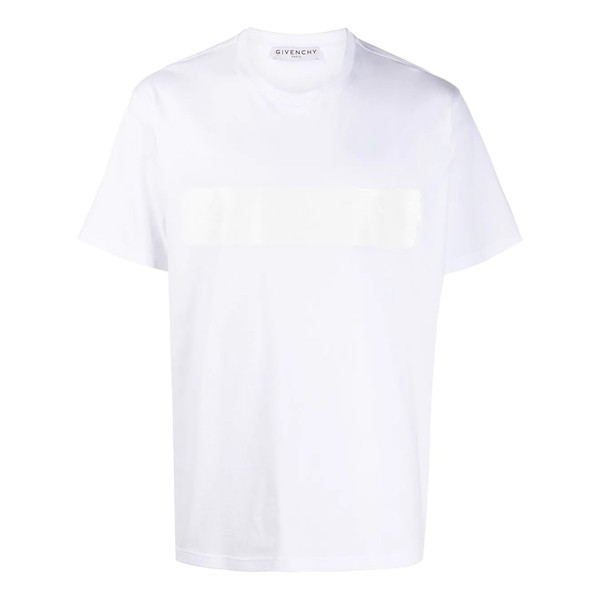 ジバンシー メンズ Tシャツ トップス ロゴバンド Tシャツ 100 WHITE