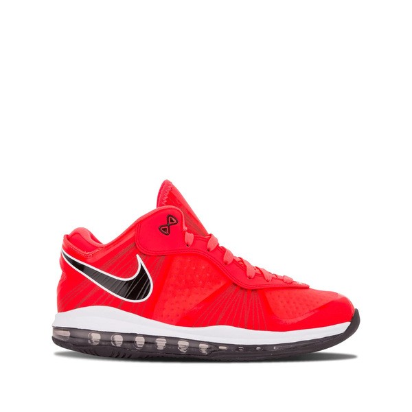 ナイキ メンズ スニーカー シューズ Lebron 8 V/2 Low スニーカー SOLAR RED/SOLAR RED-BLK-WHITE