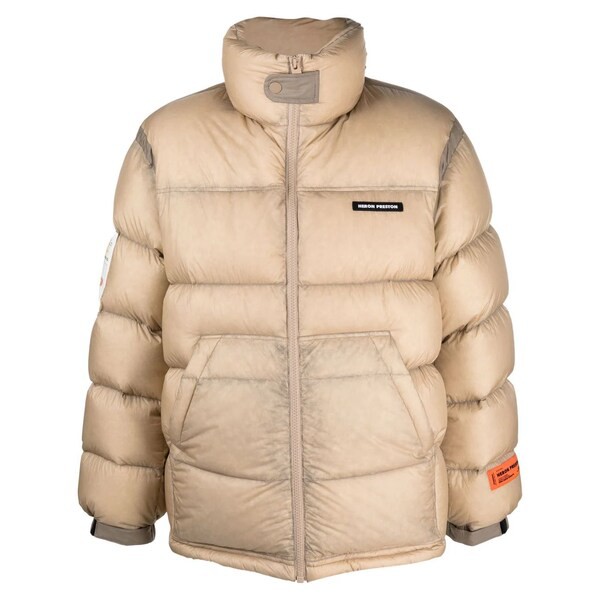 ヘロン プレストン メンズ ジャケット＆ブルゾン アウター ロゴパッチ パデッドジャケット 6100 BEIGE