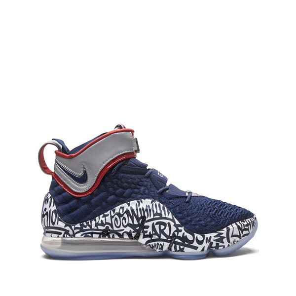 ナイキ メンズ スニーカー シューズ LeBron 17 FP 'Graffiti Remix' スニーカー 400 MIDNIGHT NAVY/WHITE