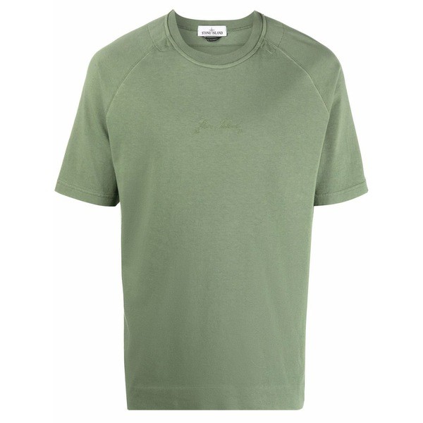 ストーンアイランド メンズ Tシャツ トップス クルーネック Tシャツ V0058 VERDE OLIVA