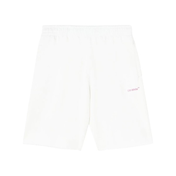 オフホワイト メンズ カジュアルパンツ ボトムス トラックショーツ 0132 WHITE FUCHSIA