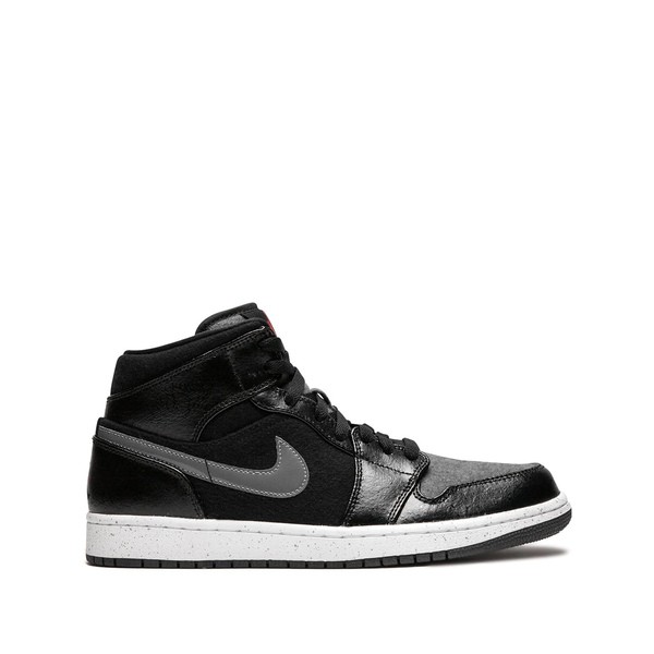 ジョーダン メンズ スニーカー シューズ Air Jordan 1 Mid スニーカー BLACK/GYM RED-DARK GREY-WHITE