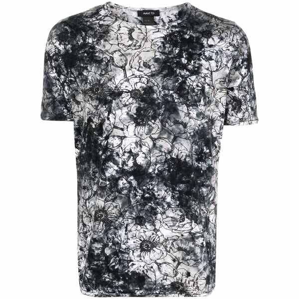 アヴァントワ メンズ Tシャツ トップス フローラル Tシャツ V00475 CAMOUFLAGE/ MARMO