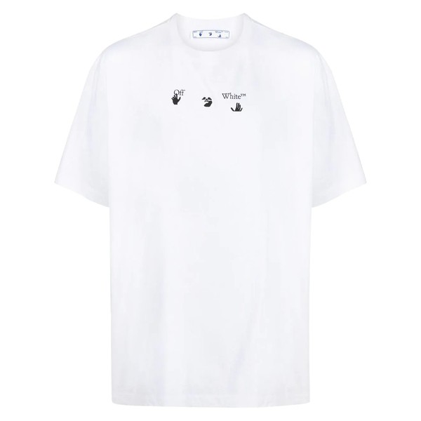 オフホワイト メンズ Tシャツ トップス Arrows Tシャツ 0145 WHITE BLUE