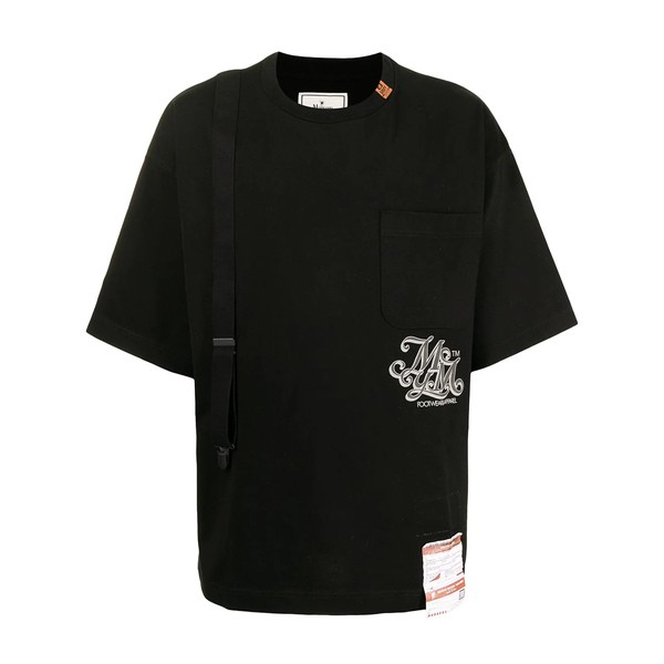 ミハラヤスヒロ メンズ Tシャツ トップス スローガン シャツ BLACK