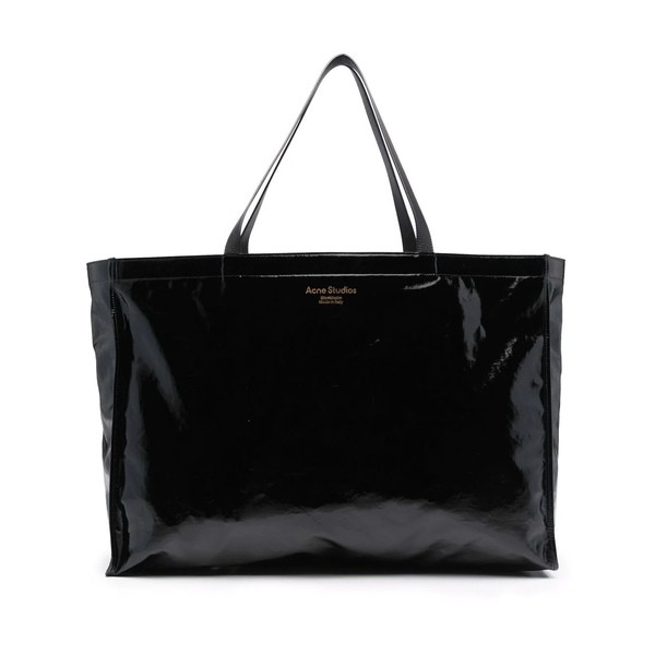 アクネ ストゥディオズ メンズ トートバッグ バッグ Oilcloth ハンドバッグ 900-BLACK