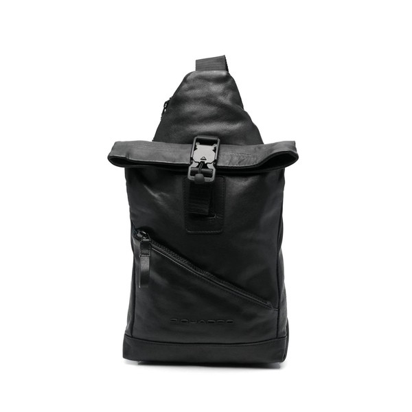 ピークアドロ メンズ バックパック・リュックサック バッグ logo single-shoulder strap backpack BLACK