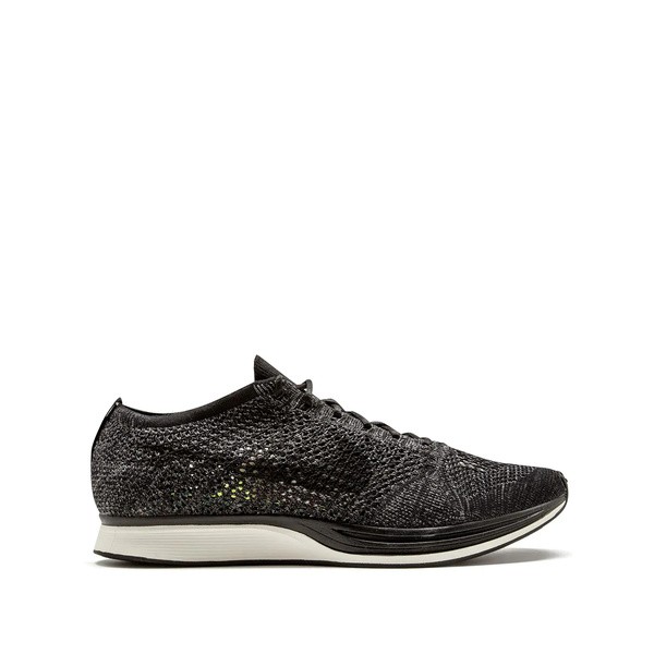 ナイキ メンズ スニーカー シューズ Flyknit Racer スニーカー BLACK.BLACK-DARK GREY-VOLT