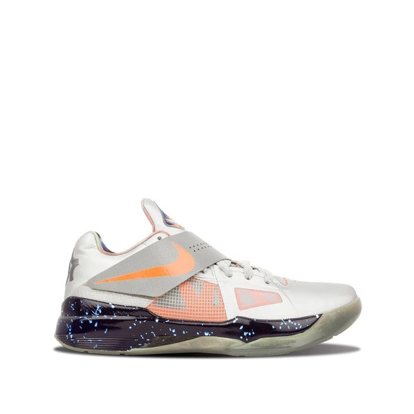 ナイキ メンズ スニーカー シューズ Zoom KD IV AS スニーカー MTLLC SILVER/TTL ORNG-DRK GRY