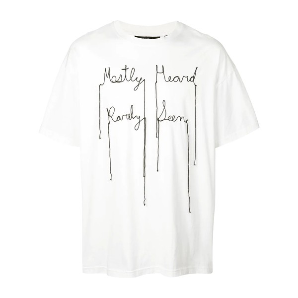 ミストリーハードレアリシーン メンズ Tシャツ トップス Yarn Sketch Tシャツ OFF WHITE