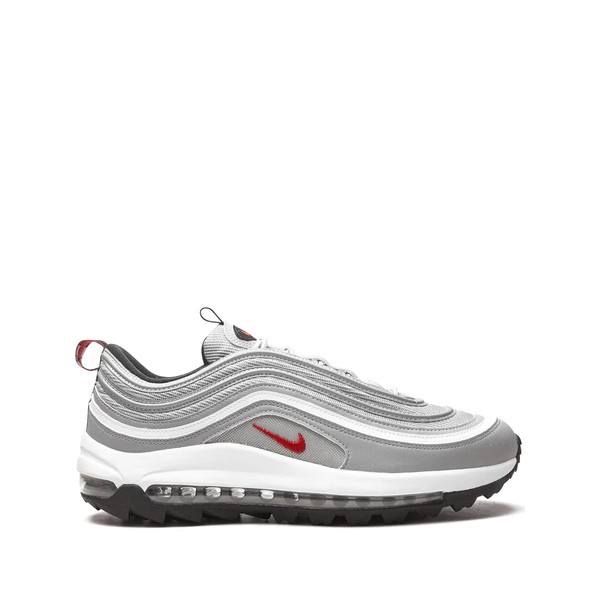 ナイキ メンズ スニーカー シューズ Air Max 97 Golf スニーカー 001 METALLIC SILVER/VARSITY RED-WH