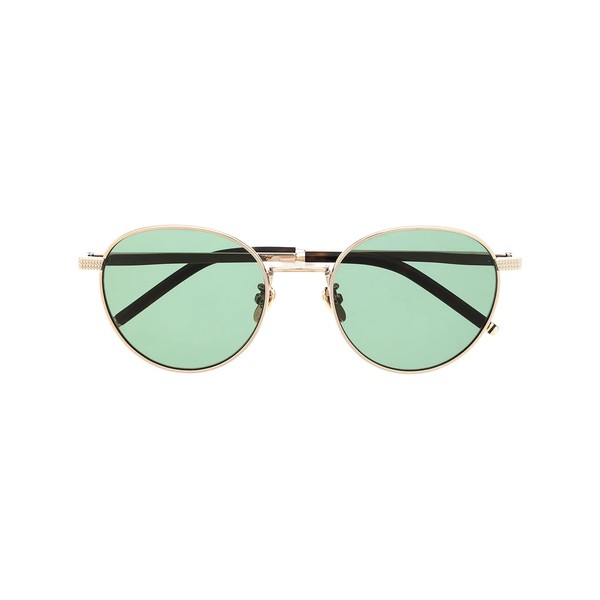 マルベリー メンズ サングラス・アイウェア アクセサリー Stevie ラウンド サングラス P674 SOFT GOLD GREEN