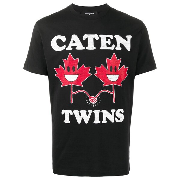 ディースクエアード メンズ Tシャツ トップス Caten Twins Tシャツ 900 BLACK