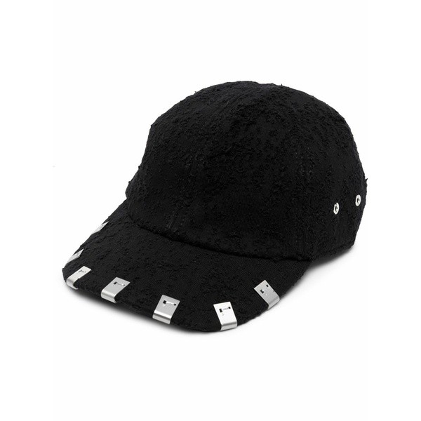 1017 アリクス 9 エスエム メンズ 帽子 アクセサリー Lightercap アップリケ キャップ BLK0001 BLACK