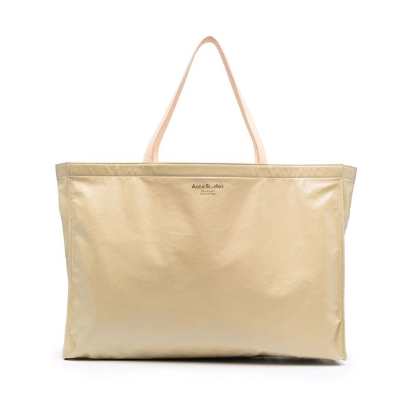 アクネ ストゥディオズ メンズ トートバッグ バッグ Oilcloth ハンドバッグ AEK-Beige