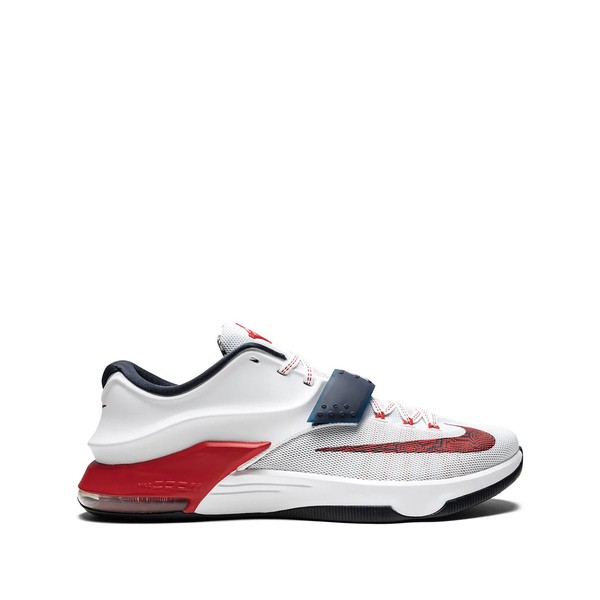 ナイキ メンズ スニーカー シューズ KD 7 スニーカー WHITE/OBSIDIAN-UNIVERSITY RED