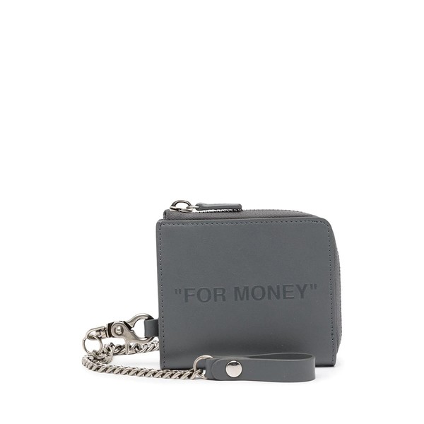 オフホワイト メンズ 財布 アクセサリー For Money チェーンウォレット 0909 GREY