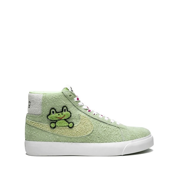 ナイキ メンズ スニーカー シューズ SB Zoom Blazer Mid QS スニーカー LT LIQUID LIME/LAWN-WHITE