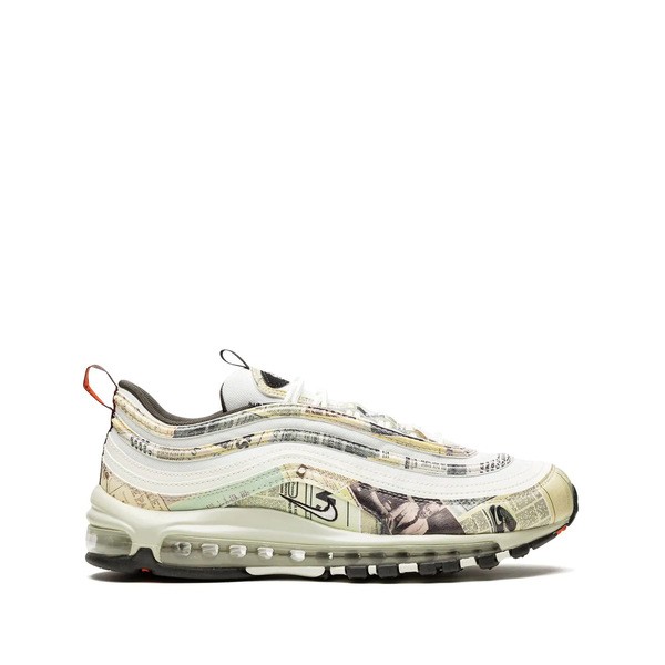 ナイキ メンズ スニーカー シューズ Air Max 97 'Newspaper' スニーカー SAIL/WHITE-BLACK-TEAM ORANGE