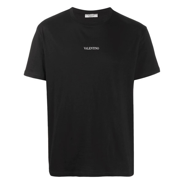 ヴァレンティノ メンズ Tシャツ トップス ロゴ Tシャツ 0NI NERO/BIANCO