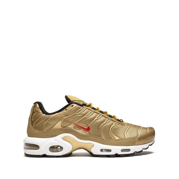 ナイキ メンズ スニーカー シューズ Air Max Plus QS スニーカー METALLIC GOLD/UNIVERSTIY RED