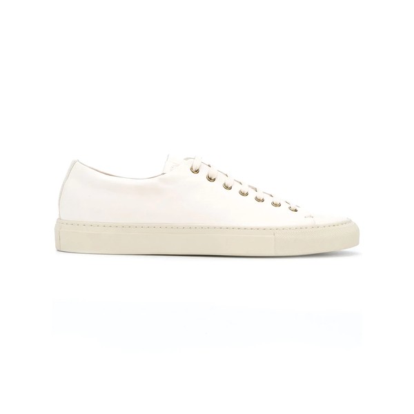 ブッテロ メンズ スニーカー シューズ flat plimsoll sneakers WHITE