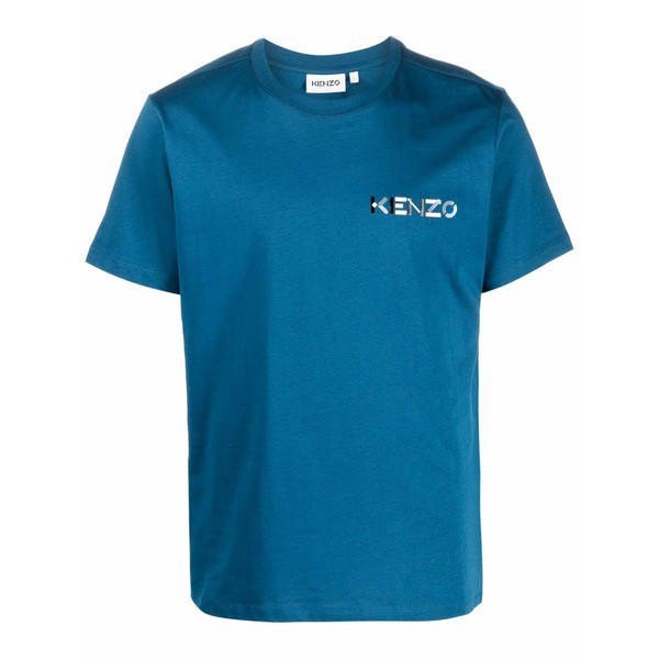 ケンゾー メンズ Tシャツ トップス ロゴ Tシャツ 77 BLUE