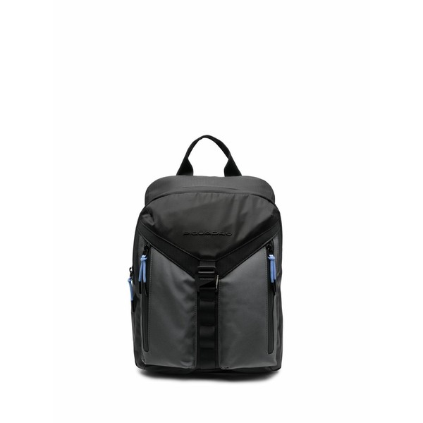 ピークアドロ メンズ バックパック・リュックサック バッグ colour-block debossed-logo backpack N BLACK