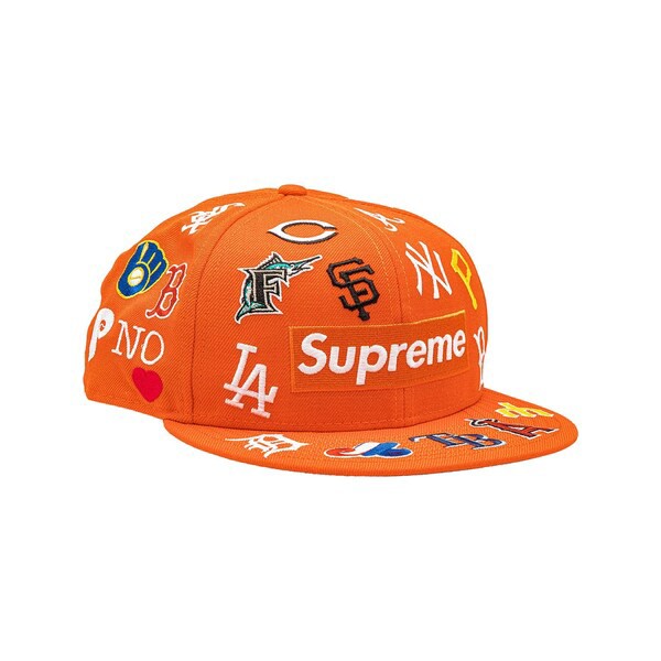 ニューエラ メンズ 帽子 アクセサリー MLB New Era キャップ ORANGE