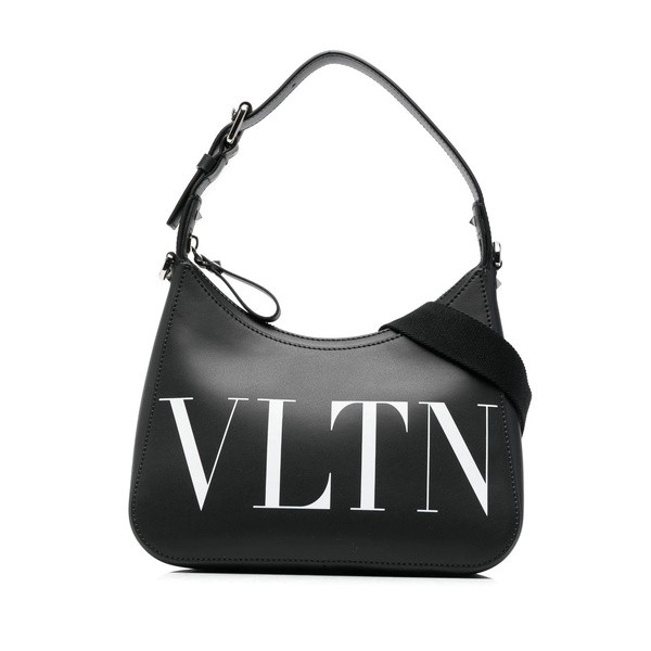 ヴァレンティノ ガラヴァーニ メンズ ショルダーバッグ バッグ VLTN レザーショルダーバッグ 0NI BLACK WHITE