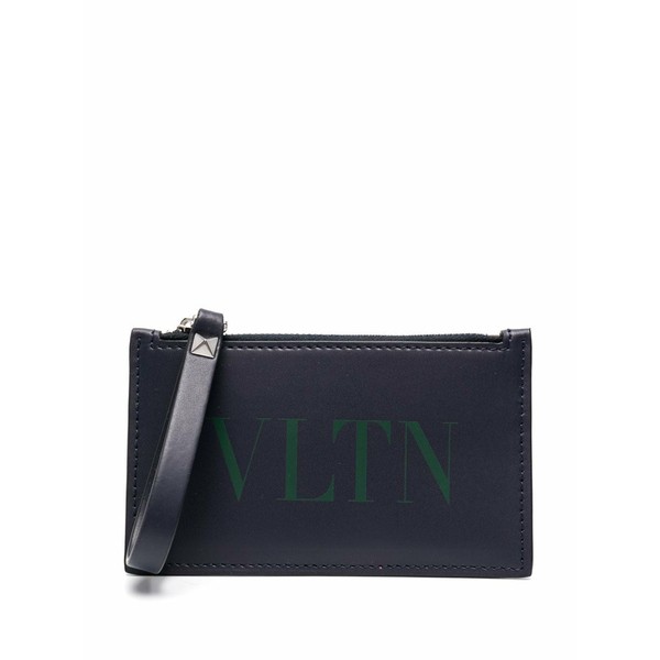 ヴァレンティノ ガラヴァーニ メンズ 財布 アクセサリー VLTN カードケース 7J6 MARINE ENGLISH GREEN