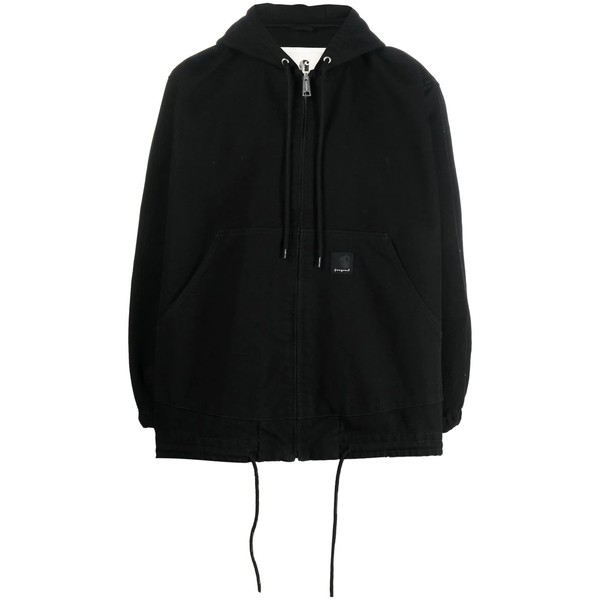 トゥーグッド メンズ ジャケット＆ブルゾン アウター x Carhartt フーデッドジャケット 8902 Black Rinsed