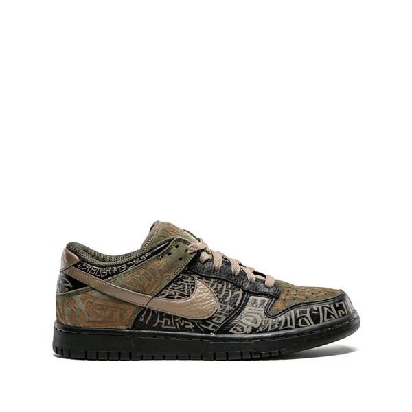 ナイキ メンズ スニーカー シューズ x Doernbecher Dunk Low Premium スニーカー BLACK/OLIVE GREY-DEEP GREEN